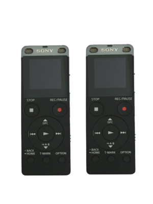 2 Specially Engineered Sony Digital Voice Recorders Package